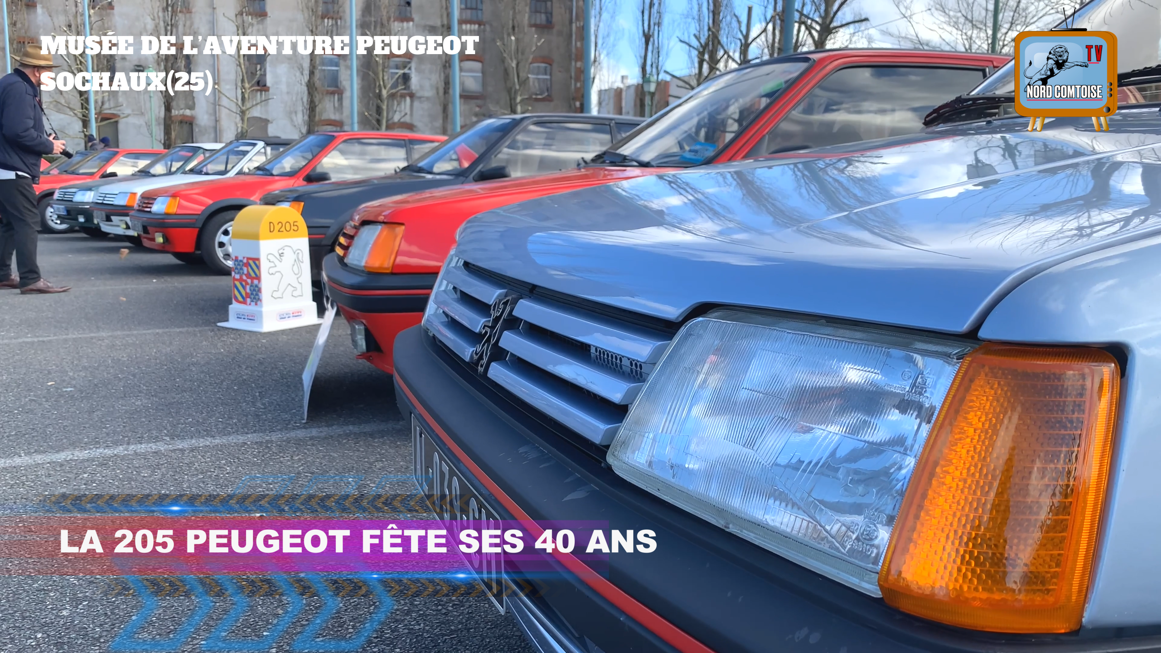 40 ans de la 205 Peugeot au musée de l’Aventure Peugeot