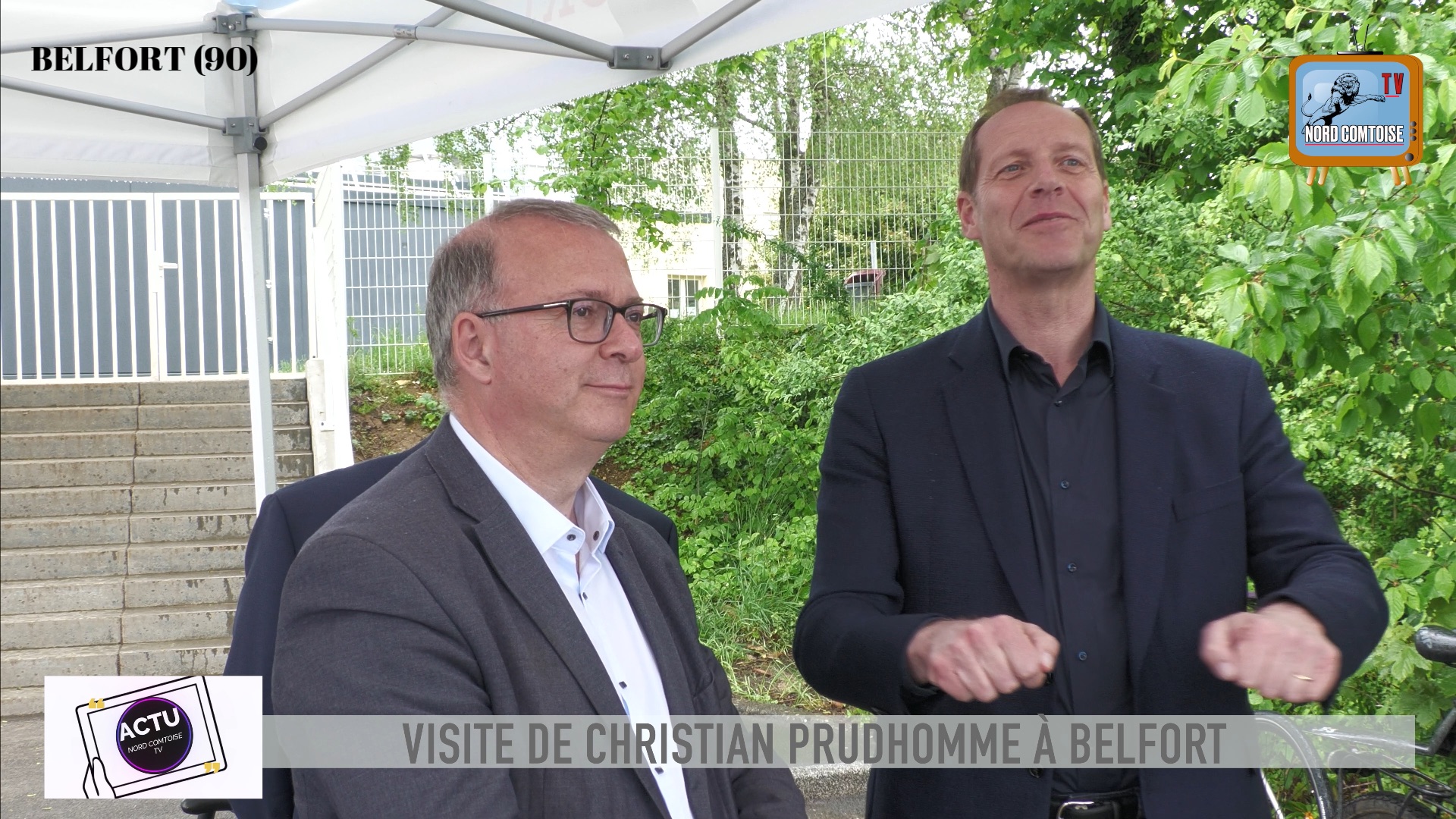 VISITE CHRISTIAN PRUDHOMME, DIRECTEUR DU TOUR DE FRANCE À BELFORT (90)