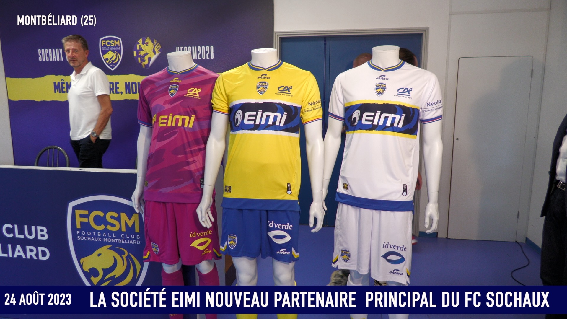 PRÉSENTATION DU NOUVEAU MAILLOT DU FC SOCHAUX 2023-2024