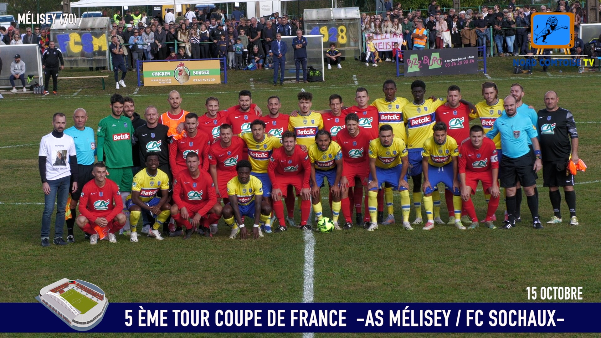 AS MÉLISEY / FC SOCHAUX COUPE DE FRANCE (5 ÈME TOUR)